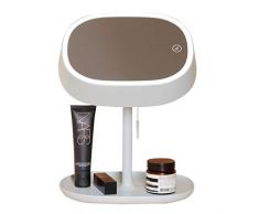 MU Haushalt kosmetikspiegel led tischlampe smart lade schönheit spiegel füllen licht lagerung klapp hd prinzessin schminktisch spiegel