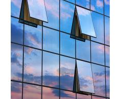 Rapid Teck® 8,19€/m² 300 x 61 cm Spiegelfolie Kratzfest Sonnenschutzfolie UV Schutz Sichtschutzfolie 99% UV-Schutz selbstklebend