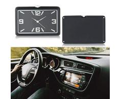 Lounayy Auto Armaturenbrett-Uhr Mini Auto Rechteck Analog Basic Mode Quarz Uhr Tischuhr Für Auto Armaturenbrett Mittelkonsole Home Arbeitszimmer Dekoration Sale Coole Sachen