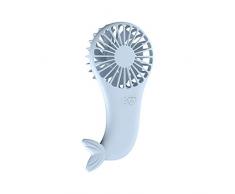 Kriosey Handventilator, kleiner tragbarer persönlicher Mini-Tischtisch-Klappventilator mit wiederaufladbarem, batteriebetriebenem USB-Elektroventilator für Büro-Outdoor-Sport-Haushaltsreisen