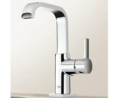 GROHE Allure Einhand-Waschtischbatterie , hoher Auslauf , glatter Körper ohne Zugstange 23076000
