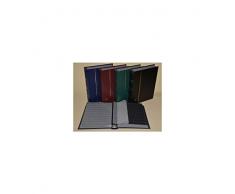 Goldhahn Briefmarkenalbum, Einsteckbuch, Einsteckalbum, 60 Schwarze Seiten, Farbmix - 5er Kartons Briefmarken für Sammler