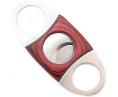 Guillotine Zigarrenabschneider, Holz / rostfreier Stahl Mahagoni