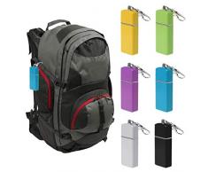 Lergo Tragbarer Mini Taschenaschenbecher Winddichte Gehäuse Schlüsselkette Outdoor Smoking Zubehör grün