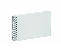 Pagna 12109-02 Spiralalbum 240 x 170 mm 40 Seiten, Leineneinband, weißer Fotokarton Farbe: weiß