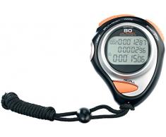 PEARL sports Stoppuhr Sport: Fitness-Stoppuhr Premium, 3-Zeilen-Display, 30 Speicher (Stopuhren)