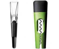 Menu 4625439 Enjoy Water & Wine Blade Korkenzieher und Dekantierungsausgiesser im Set, grün