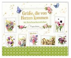 Stickerbuch - Grüße, die von Herzen kommen: 96 Briefmarkensticker