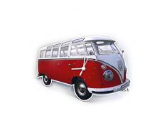 BRISA VW Collection - Retro-Vintage Volkswagen Nostalgie Wand-Uhr im VW T1 Bulli Bus Design