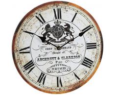 Tinas Collection runde Moderne Wanduhr mit dem Motiv Logo, Ø 30 cm