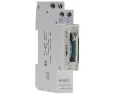 analoge Tages-Zeitschaltuhr für Schalttafel-Einbau, 24 Stunden 15min Steps 230V Schaltkasten