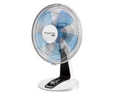 Rowenta VU2630 Tischventilator Turbo Silence Extreme, Ventilator, 4 Geschwindigkeitsstufen, 40 W, silber, schwarz, grau und weiß