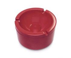 Mepal Aschenbecher Mit Deckel, Melamin, Lunar Rot, 10 x 6 x 10 cm