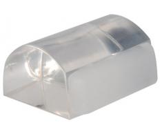 WAGNER Bodentürstopper - Clear - Hochwertiger Kunststoff, transparent, 38 x 34 x 20 mm, selbstklebend, rückstandslos entfernbar - 15502611