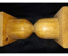 Sanduhr aus Holz, handgedrechselt aus Eichenholz