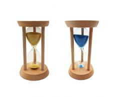 2pcs 20 Minuten Sanduhr Stundenglas Sanduhren Timer für Kinder