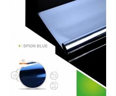 Solar Screen 6,57€/m² Fenster Folien Set Selbstklebende Spiegelfolie Blue 152cm Breite Folie Fensterfolie