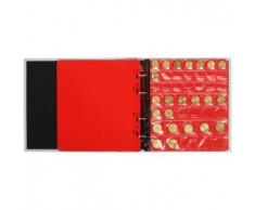 Exacompta Münzalbum Numismatic 25x25cm mit 5 Münzhüllen silber-metallic