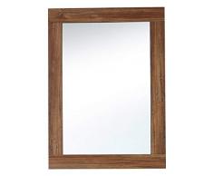 Froschkönig24 BRÜSSEL Spiegel Wandspiegel Garderobenspiegel Akazie Dunkel