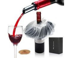 YOBANSA Set von 38 Wein Tropfen stoppt Ausgießer, Weinausgießer Set,Weinzubehör(Style04)