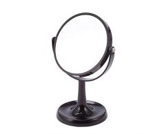 Kosmetikspiegel - Doppelseitiger hochauflösender Kosmetikspiegel Rasierspiegel for Studentenwohnheime Badezimmerspiegel Kosmetikspiegel 10-fach Vergrößerungsglas 360 ° drehbarer Spiegel