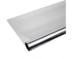 Rapid Teck® 7,32€/m² 300 x 91 cm Spiegelfolie Kratzfest Sonnenschutzfolie UV Schutz Sichtschutzfolie 99% UV-Schutz selbstklebend