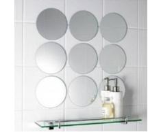 Super Cool Creations Pack von zehn, Kreis Runde Mosaik Spiegel Fliesen Circle Spiegel 10 cm Durchmesser jedes