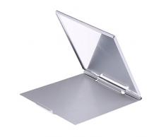 perfk Mehrzweck-Outdoor-Wandern Tragbare Mini Reise-Spiegel Taschen Spiegel