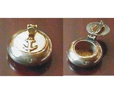 Klappaschenbecher Aschenbecher Ascher Messing Ø 6cm