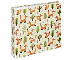 Hama Einsteckalbum (Fotoalbum mit 100 Seiten, Kinder-Album zum Einstecken von 200 Fotos im Format 10x15, Fotobuch mit Fuchs-Motiv zum Selbstgestalten) Beige