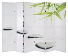 Mendler Foto-Paravent T234, Paravent Raumteiler Trennwand Kho Samui ~ 180x240cm