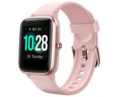 Letsfit Smartwatch, Sportuhr Touchscreen Fitnessuhr Ip68 Wasserdicht Fitness Armbanduhr Schrittzähler Uhr Mit Pulsmesser Schlafmonitor, Smart Watch Für Damen Herren Für Android Ios Kompatibel