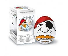 BRAINSTREAM PiepEi® A004690 Piraten PiepEi - Eieruhr, Eierkocher, Eiertimer für 3 Härtegrade mit 3 Melodien von Brainstream, Frühstücksei, Made in Germany - EIER KOCHEN WIE IN DER SCHATTENWELT