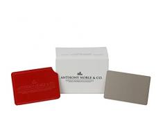 Anthony Noble & Co. Taschenspiegel in Kartenformat ohne Griff, Schminkspiegel, robuster Metallspiegel, Handtaschenspiegel, kleiner Spiegel (Kartenformat (ohne Griff)), Reisespiegel