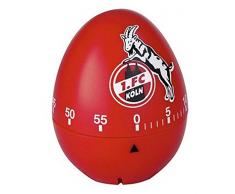 Brauns 1. FC Köln Eieruhr, weiss-rot, 30135