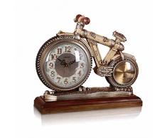 Sunjun Europäische Fahrrad Stille Schreibtisch Uhr Kreative Mode Kunst Pendel Tischuhr