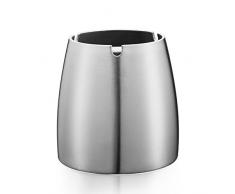 Aschenbecher, Edelstahl Windaschenbecher, Rutschfester Tischaschenbecher,Sturmaschenbecher für Raucher, Maler, draußen und innen