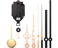 Hicarer Quarz Pendeluhr Bewegung DIY Bewegung Kits mit 2 Paars Händen und Pendulum
