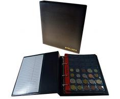 PELLERS | Sammelalbum für 350 Münzen: 10 Münz-Hüllen, Felder 27x 27mm. Für Münzen mit Ø 23mm. Münzalbum M.