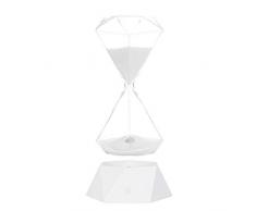 Sanduhr mit Nachtlicht LED USB aufladbare Diamant Form 15 Minuten Sand-Timer 7 Farben als Geburtstagsgeschenk Weihnachtsgeschenk für Kinder Freunden Liebe