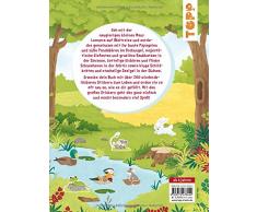 Das Hin-und-weg-Stickerbuch. Tiere: Mit über 200 wiederablösbaren großen Stickern