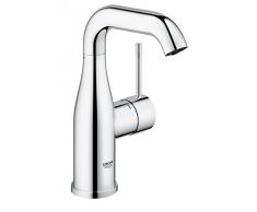 GROHE Essence Waschtischarmatur, glatter Körper, mittelhoher Auslauf, Schwenkbereich wählbar 0° / 150° / 360° 23463001