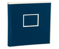Semikolon Jumbo Album mit 50 Blättern cremeweißem Fotokarton Format: 30 x 30 cm, blau (marine)
