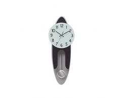 JJZST Pendel-Wanduhr, batteriebetrieben, for Wohnzimmer, Küche, Büro & Wohnkultur (Color : A)