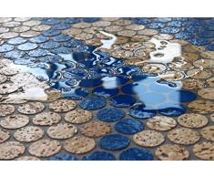 Korkboden Kork Mosaik Fliesen Bodenbelag Wandbelag 60 cm x 30 cm Stärke 6mm massiv / In- und Outdoor / Feuchträume / Bäder / Terrassen / Schwimmbäder / Wege (5)
