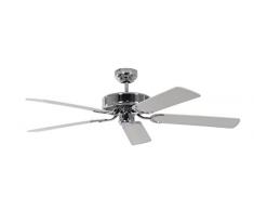 Pepeo 13322010132_v3 Deckenventilator Potkuri Stahl, Flügel weiß, 240 V