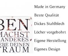 20x20cm Shabby METALLSCHILD Blechschild TOILETTENREGELN ROST WC Bad Wandschild