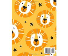 Sticker Album: Blank Sticker Book Lion Theme 8x10