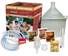 lilawelt24 STARTERSET GLASBALLON 15L WEINSET GÄRBALLON WEINBALLON Wein SELBERMACHEN WEINHERSTELLUNG