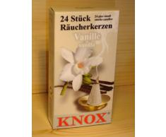KNOX Räucherkegel Räucherkerzen Vanille, 24 Stück